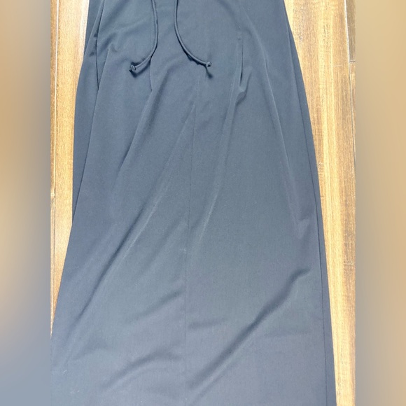 Zum Zum size 1 Juniors Black Floor Length Prom or Evening Dress LBD y2k Fitted - Picture 9 of 12